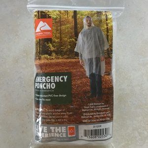 FREE WITH ANY PURCHASE Ozark Trail Emergency Rain Poncho